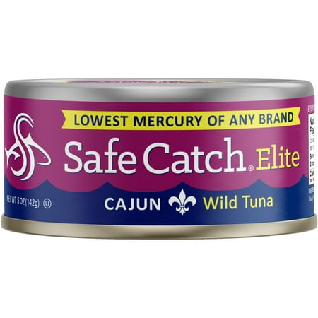 Safe Catch Seasoned Elite Wild Tuna, Cajun, 5 oz can