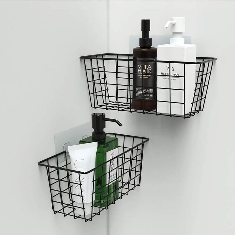 MaraFansie Grid Storage Basket, Over the Cabinet Door Organizer, Hanging  Basket with Hook Over the Cabinet/Railing, Under Sink Kitchen Cabinet