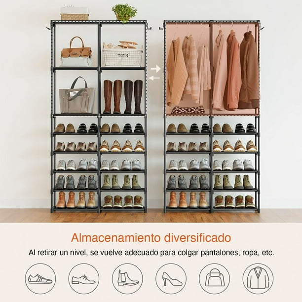 Zapatera Organizador 36 pares de zapatos con niveles Walmart