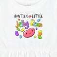 thumbnail image 4 of Inktastic Aunties Little Jellybean Cute Easter Candy Girls Baby Dress, 4 of 5