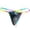 a01Black, variant on Transparent Mesh Sheer G-String Thong for Men Low Rise Breathable Bulge Pouch G-String Underpants Y-Back Lightweight Underwear Black XL