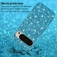 thumbnail image 4 of Compatible with Google Pixel 9 Pro XL Case Glitter Shockproof, Google Pixel 9 Pro XL Phone Case Bling Sparkly TPU and PC Silicone Shiny Girl Women Thin Protective Cover (Blue), 4 of 14