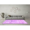 thumbnail image 3 of Ahgly Company Indoor Round Persian Purple Traditional Area Rugs, 4' Round, 3 of 4