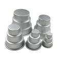 thumbnail image 6 of Travelwant Mini 3-Tier Cupcake Pudding Cookie Mold Chocolate Cake Mold Baking Pan Party Food Mould, Aluminum Alloy Multi Tier Cake Pan Baking Pan Nonstick, 6 of 7