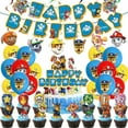 thumbnail image 3 of PAW Patrol-globos de papel de aluminio de látex para fiesta de cumpleaños, vajilla desechable, suministros para eventos para niños, Chase Marshall Skye, 3 of 5