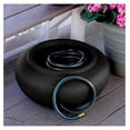 thumbnail image 5 of 21 Inch Garden Hose Pot - Durable Lightweight Plastic Decorative Hose Pot for Yard, 100-Foot Capacity Hose Storage, Black, 5 of 7
