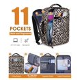 thumbnail image 3 of Mochila de viaje Capolo impermeable para ordenador portátil de 15,6 pulgadas para mujeres y hombres, 3 of 6