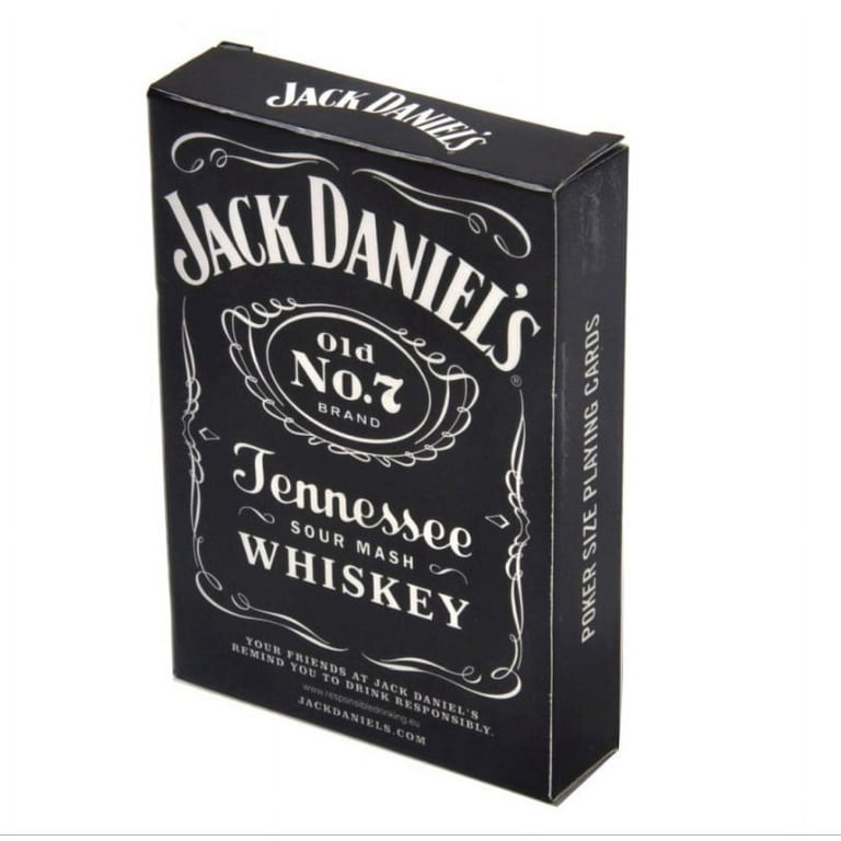 Bicycle Jack Daniel s Tennessee Whiskey Playing Cards Black Label Design 100 Plastic Walmart