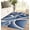 Blue, variant on Luxe Weavers Gray Modern Abstract Area Rug 8x11 Geometric Living Room Carpet