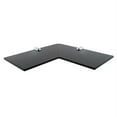 thumbnail image 4 of 220mm Acrylic Safety Corner Wall Shelves Floating Shelves Bedroom Bathroom Black, 4 of 6