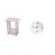 thumbnail image 1 of Mesita De Noche Con Reloj De Pared Moderno. Mesa Auxiliar Portátil Con Números Grandes. Reloj Silencioso Y Decorativo Para El Hogar O La Sala De Estar., 1 of 8
