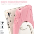 thumbnail image 5 of Case for Samsung Galaxy Tab S10 FE+ 13.1 inch, 360 Degree Rotating Hand Grip Shockproof Cover with Shoulder Strap, Cherry Pink, 5 of 7