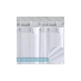 thumbnail image 2 of 1 Pce Rideau de Douche Résistant à la Moisissure Lavable Tissu Imperméable Grand Polyester Rideaux de Douche pour Baignoire Ou Salle de Bain Blanc 200x220cm, 2 of 5