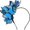 Blue, variant on HXWCHs Eclectic Floral Headband with Embellishments for Carnival Wedding Fashion Show and Stage Performance Accessory One Size Green