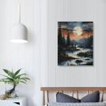 thumbnail image 4 of Patifu Moon Wall Decor Canvas Art for Living Room Bedroom Office 12x16 in, 4 of 5