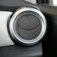 thumbnail image 1 of unbranded Salida De Ventilación Redonda Ajustable Para Aire Acondicionado De Auto Cubierta Plástica Gris, 1 of 6