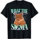 thumbnail image 1 of Vintage What The Sigma Lovely Animal Funny Cat-Meme - Camiseta de ropa, 1 of 2