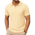 thumbnail image 2 of RICHCOIN Polo Shirts for Men Short Sleeve Classic Collared Casual Knit Golf T Shirt Summer Tops, 2 of 7