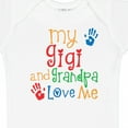thumbnail image 4 of Inktastic My Gigi and Grandpa Love Me Boys or Girls Baby Bodysuit, 4 of 5