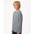 thumbnail image 2 of AllPro 48400Y Pro-Lock Youth Performance Long Sleeve T-Shirt-Heather Steel-XL, 2 of 6