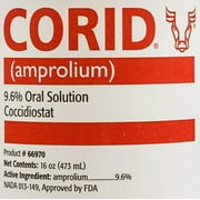 Merial Corid 9.6% Oral Solution for Calves Yellow, 16 oz