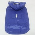 thumbnail image 1 of Nvzi Impermeable para perros, ropa de lluvia ligera y reflectante para mascotas con capucha tipo poncho (S, azul), 1 of 4