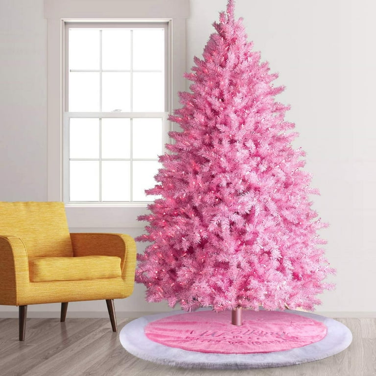 Pink tree skirt outlet