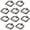 Pearl Grey, variant on 10-Pack Square Drop Ring Pull Handles Zinc Alloy Drawer Handle Knob, Kitchen Cabinet Pulls