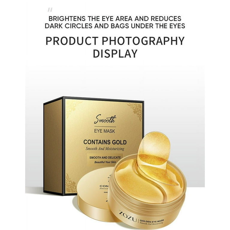 Gzwccvsn 24k Gold Under Eye Patches, Collagen Eye Skin Care
