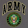 thumbnail image 3 of Tee Hunt United States Army T-Shirt Army Crest Patriotic Shirt, Charcoal, Small, 3 of 5