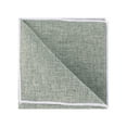 thumbnail image 4 of INSPIRE CHIC Men's Pocket Square Linen Textured Solid Color Woven Handkerchiefs with Trim Light Gray One Size, 4 of 4