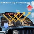 thumbnail image 4 of XYZCANDO Corgi Windshield Sun Shade Windshied Sunshade Block UV Rays Compatible with 2007-2024 Wrangler Rubicon Sahara TJ JK JKU 2 & 4 Door Car Sun Shade Heat Shield, 4 of 7