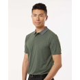 thumbnail image 2 of ANETIK MPTNTS0 Transit Tech Polo-Dark Olive Heathered-XL, 2 of 6