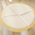 thumbnail image 5 of Beautynvta Chair Cushion, Round Thickened Seat Cushion, Non Slip Stool Cushions with Elastic Ties for Home Office Outdoor Seats, 13.78'', Yellow, 5 of 5
