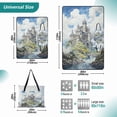 thumbnail image 2 of Majestic Castle Atop Mountain Extra Large Picnic Beach Blanket Waterproof Sand Proof Portable Outdoor Mat 60x80, 2 of 9