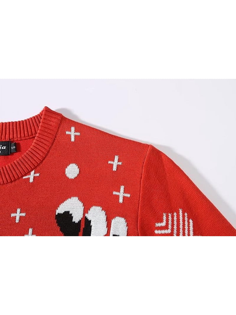 Camii Mia Womens Christmas Sweater Dress, Funny Reindeer Knit Party Dress -  Walmart.com
