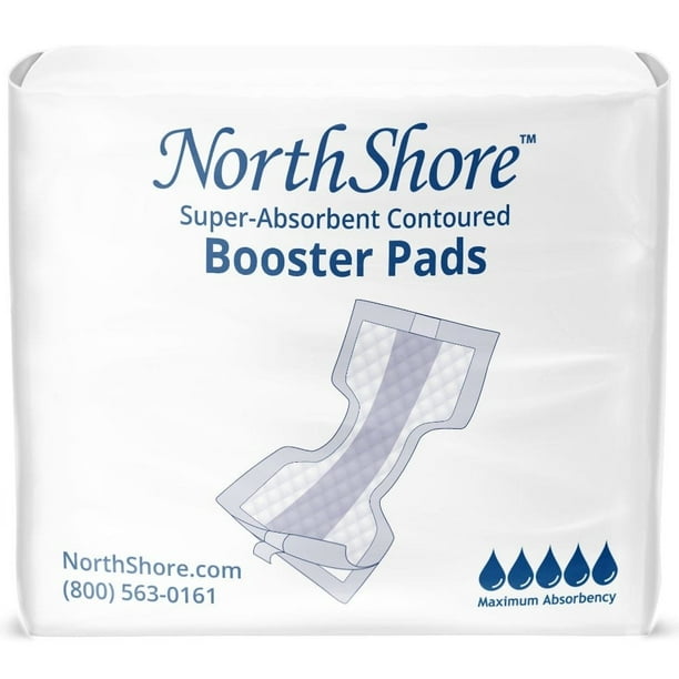 NorthShore EternaDry Booster Pad Diaper Doublers with Adhesive, XLarge