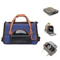 thumbnail image 7 of AuroraX Cat Carrier Cat Crate,Handheld Foldable Travel Small Pet Carrier for Small Medium Dog Cat Blue, 7 of 7