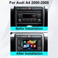 thumbnail image 4 of RoverOne for Audi A4 B6 B7 S4 B7 B6 S4 RS4 B7 Seat Exeo Car Stereo GPS Navigation CarPlay Android Auto Bluetooth Touch Screen, 4 of 9