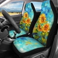 thumbnail image 3 of Uourmeti Sunflower Seat Protection Cover Easy to Install Car Seat Cover Sets Air Breath Anti-Slip Car Seat Covers Full Set Fit for most Cars Truck, 3 of 10