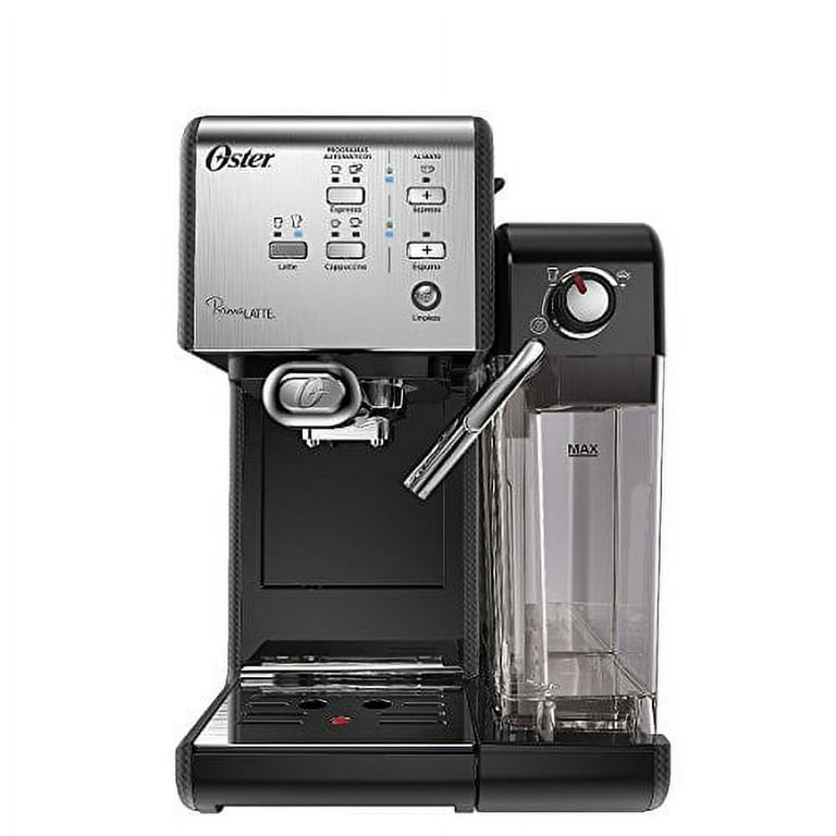 Cafetera automática de espresso negro metálico Oster® PrimaL