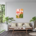 thumbnail image 5 of June Erica Vess 'Jungle Flamingo II' Outdoor Canvas 19x19, 5 of 5