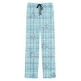 thumbnail image 4 of Fewfanhot Men's Plaid Pajama Pants - Casual Print Loose Fit Elastic Waist Bottoms Lounge Pants with Pockets, 4 of 9