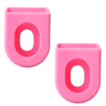 thumbnail image 4 of Funda Protectora Zulema de Silicona para Manivela de Bicicleta Rosa 2 Piezas, 4 of 8