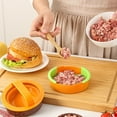 thumbnail image 3 of Burger Press for Filled Patties Adjustable Size Hamburger Patty Maker Dishwasher Safe Meat Pie Making Mould for Kitchen, 3 of 10