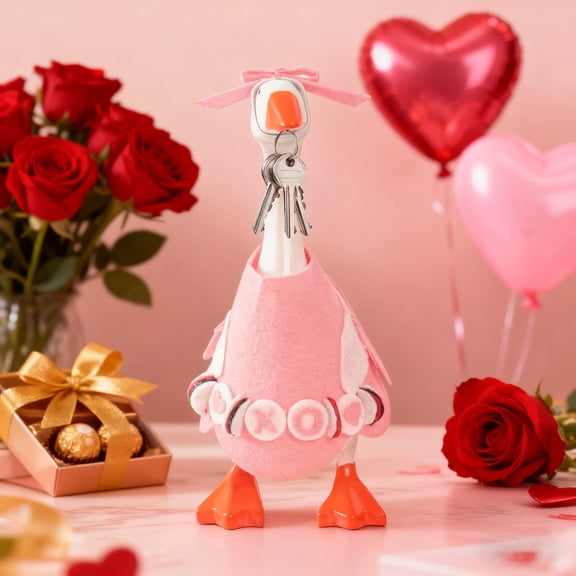 AuroraX 23" Porch Goose Clothes Sets for Porch Goose Statue,Spring Holiday Summer Seasonal Mother's Day Porch Goose Outfits 23" Wedding 19" 20 inches Porch Goose Clothing