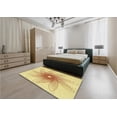 thumbnail image 5 of Ahgly Company Machine Washable Indoor Rectangle Transitional Sun Yellow Area Rugs, 7' x 10', 5 of 7
