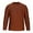 #Brown, variant on DPTALR Men's Casual Solid Color Round Neck Long Sleeve Sweater,Army Green,XXL
