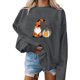 thumbnail image 2 of Ichuanyi Liquidación Mujeres Classic Halloween Impresión de estampado Canneco de manga larga Tops de sudadera suelta ICHUANYI WER202308181734, 2 of 6