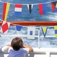 thumbnail image 2 of 40 banderas de señales náuticas: Juego de banderas con código de señales internacional, decoración naval para barcos costeros, barcos y buques de la marina., 2 of 4